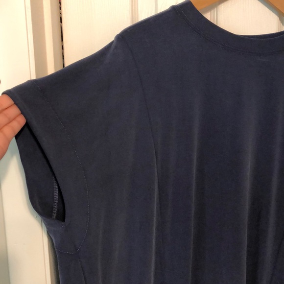 Madewell Blue Sandwash Dress - Picture 4 of 8